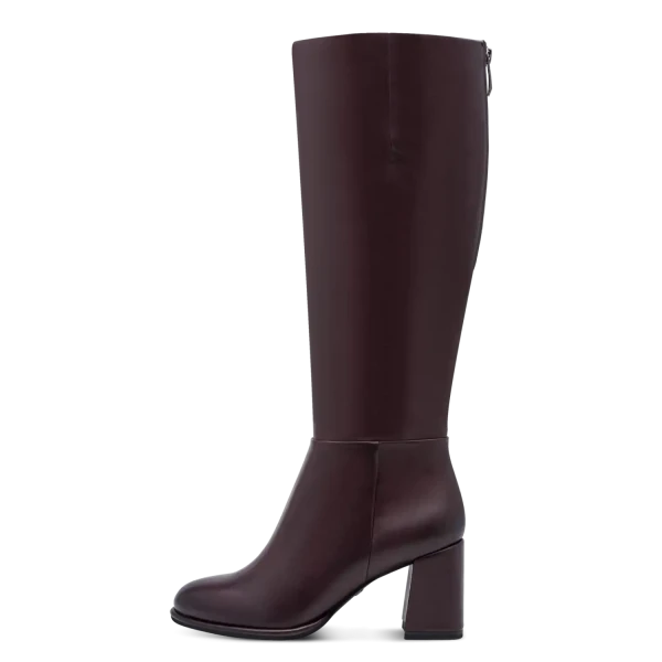 Tamaris 1-25515-41-585 Dámské kozačky burgundy 39