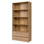 Knihovna Cosmo C3 Barva korpusu: Bílá, Rozměry: 92 cm