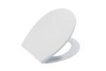 CERANO - WC sedátko Tavoleta - SoftClose - UF plast - bílá lesklá - 37,2x5,2x44,6 CER-414803