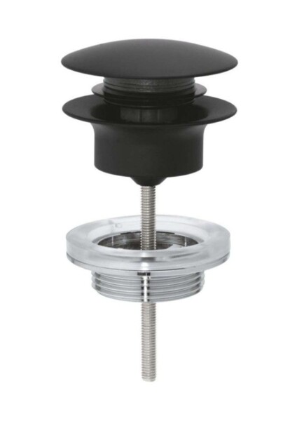 GROHE - Umyvadlová výpusť, Push-Open, phantom black 65807KF0