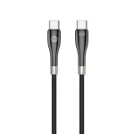 Forever Sleek Kabel USB-C (M) - USB-C (M) (60W) 1m černá (5900495082718)