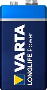 Varta LONGLIFE Power 9V Block / Baterie / Zinek-oxid manganičitý (Zn/MnO2) / 2 ks (04922121412)