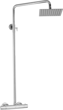 JB Sanitary Sprchová sestava s termostatickou baterií s horním vývodem, 25x25cm ST 61 000 00 5