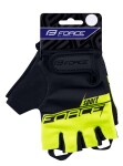 Force Sport krátké rukavice černá/fluo vel. M