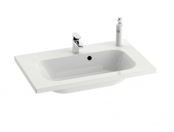 RAVAK - Chrome Umyvadlo 70x49 cm, s 1 otvorem pro baterii, bílá XJG01170000