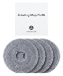 Roborock Antibacterial mopovací utěrky 4 ks šedá / Mopovací utěrka / pro Qrevo Curv, Edge, Curv S5X, Edge S5A (8.02.0359)
