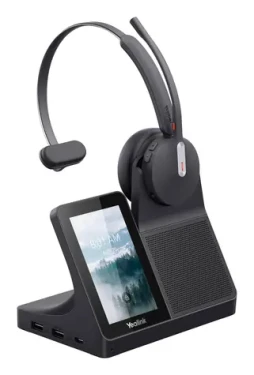 Yealink WH64 Mono (MS Teams) černá / Mono náhlavní souprava / mikrofon / Bluetooth 5.3 / USB-C / výdrž 41 h (1208737)