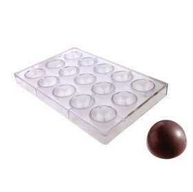 Dortisimo Plastová forma na čokoládu Polokoule 3 cm