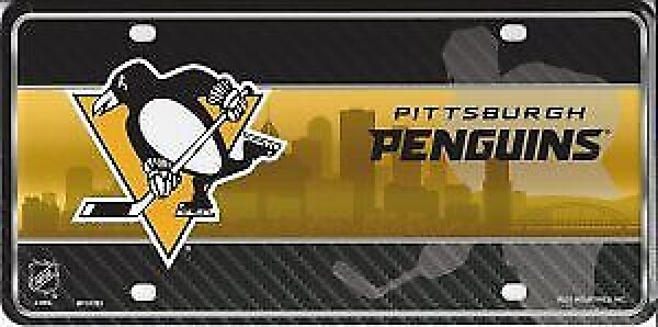 Rico Cedule Pittsburgh Penguins NHL Metal License Plate Auto Tag