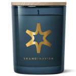 Skandinavisk STJÄRNA Gold 200 g - SKANDINAVISK Vonná svíčka ve skle STJÄRNA Gold (hvězda) 200 g – speciální edice, modrá barva