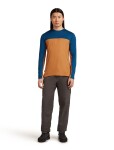 ICEBREAKER Mens 125 Cool-Lite Sphere LS Tee CB, Trail/Atlantis/Cb (vzorek) velikost: M