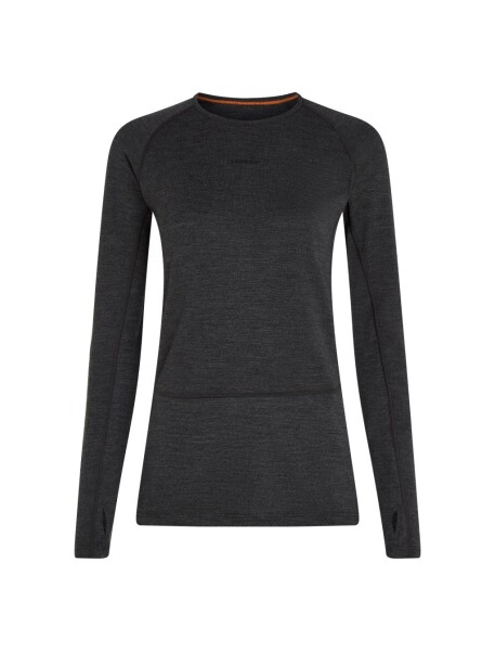 ICEBREAKER Wmns 260 ZoneKnit LS Crewe, Jet Hthr-011 (vzorek) velikost: S