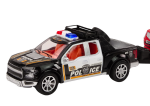 Mamido Policejní sada terénní pickup auto s přívěsem odtahovka policie