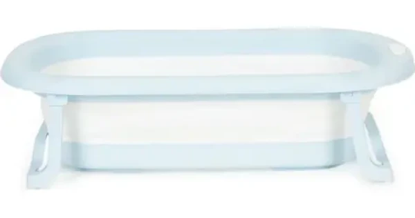 ECOTOYS Skládací vanička, modrá / Vanička / 79 x 49 x 20 cm / do 12 měsíců (HA-B37 GRAY)