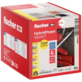 Fischer 580834 HybridPower 10 x 110 T (10) univerzální hmoždinka 110 mm 10 mm 10 ks
