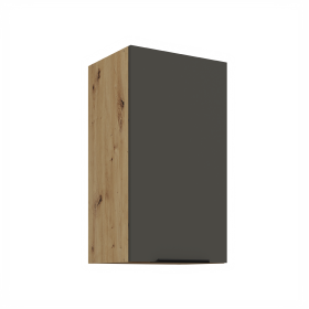Horní skříňka Aria 40 G-72 1F Barva korpusu: Dub artisan, Barva dvířek: GR - Graphite AFM