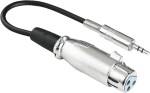 Hama audio redukce XLR zásuvka - jack 3.5 mm stereo vidlice (41908-H)