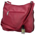 Módní dámská koženková crossbody kabelka Coveri Kisha, fuchsiová