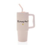 KRÁSNÝ DEN - růžový cestovní termohrnek 900 ml