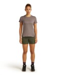 Dámské merino triko s krátkým rukávem ICEBREAKER Wmns 150 Ace SS Tee, Porcini velikost: S