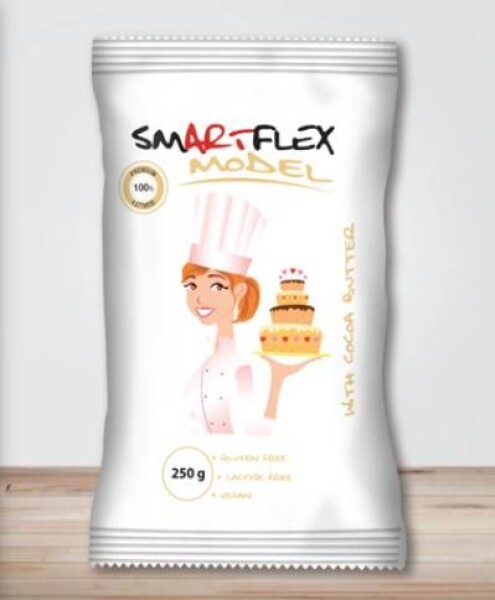 Smartflex Smartflex Model s kakaovým máslem 250 g v sáčku (Modelovací hmota na dorty)