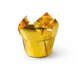 Dortisimo Košíčky na muffiny Tulip zlaté 5 x 7 cm (50 ks)