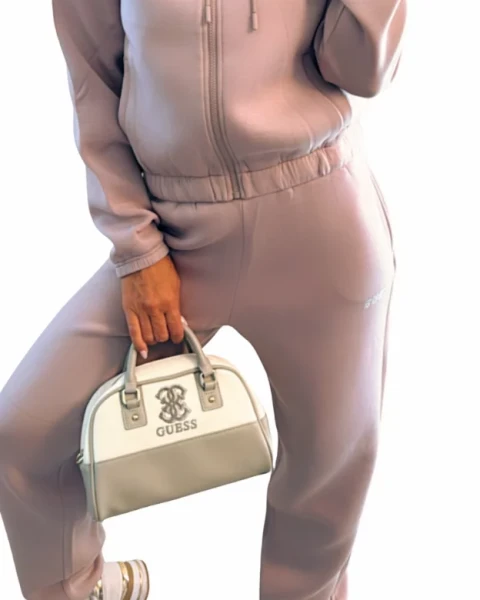 Dámské tepláky GUESS V4BB13 latté