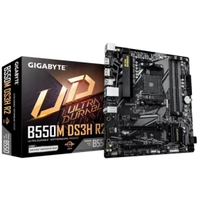 Gigabyte B550M DS3H R2 / AMD B550 / AM4 / 4x DDR4 / PCIEx16 / 1x GLAN / mATX (B550M DS3H R2)