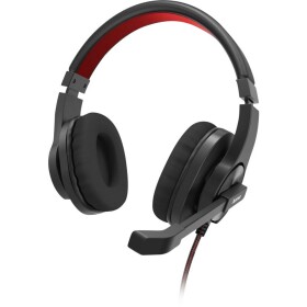 Hama Sluchátka On Ear černá, červená
