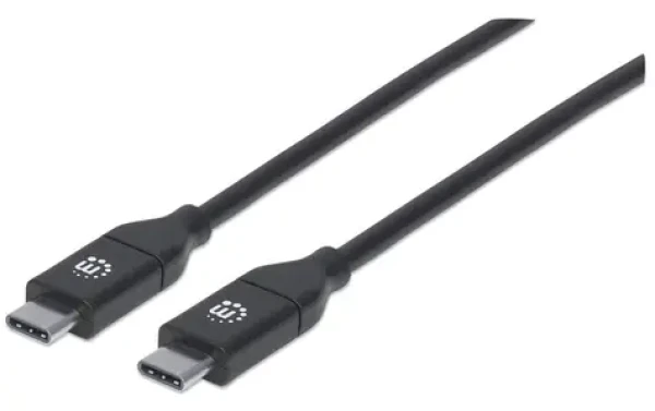 Manhattan USB-C černá / USB kabel / USB-C - USB-C / USB 2.0 / 2 m (355247)