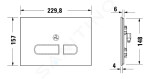 GEBERIT - Příslušenství Vanová odtoková a přepadová souprava, délka 260 mm, souprava pro kompletaci, chrom 150.520.21.6