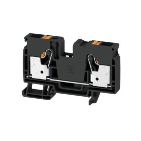 Weidmüller 2876670000 průchodková svorka pružinové připojení , konektor černá 25 ks