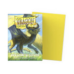 Obaly na karty Dragon Shield Matte Dual Sleeves - Yellow and Silver - 100 ks