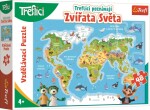 Trefl Puzzle Treflíci poznávají zvířátka světa / 48 dílků - Trefl