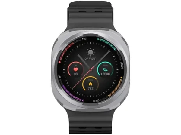 CARNEO GTR Falcon HR+ Titan černá / Chytré hodinky / 45 mm / 1,43" AMOLED / 466x466 / IP67 / BT (8588009299905)