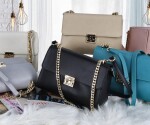 Elegantní dámská společenská, crossbody kabelka Juno, černá