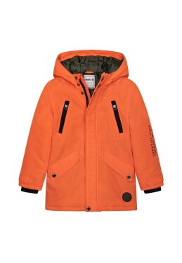 Kabát chlapecký Parka, Minoti, Blazer 2, oranžová - 86/92 | 18-24m