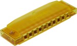 Hohner Translucent Harp C, yellow, hardcase