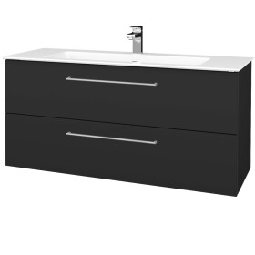 Dřevojas - Umyvadlová skříňka GIO SZZ2 120 - N03 Graphite / Úchytka T04 / N03 Graphite 406141E