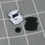 Pinarna.cz Černá kočka v hrníčku - More espresso less depresso / Více espressa, méně depressa