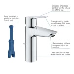 GROHE - QuickFix Start Umyvadlová baterie s výpustí, studený start, chrom 23552002