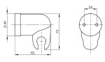 HOPA - Držák sprchové růžice RONDO OLBA623002