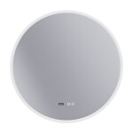 Erga Deam, kulaté LED zrcadlo 90cm, 3 barvy světla, přední osvětlení, vyhřívací podložka proti zapaření, ERG-V01-Deam-9090-CL ERG-V01-DEAM-9090-CL
