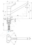 IDEAL STANDARD - Ceralook Dřezová baterie, chrom BC296AA