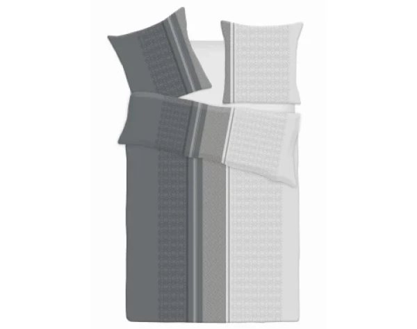 Povlečení Matilde, šedo-bílé