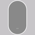 CERANO - Koupelnové LED zrcadlo Luno - 40x80 CER-8050BD79942