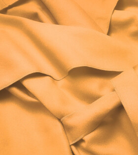 Žlutý dámský kabát model 17229056 - MADE IN ITALY Barva: odcienie żółtego, Velikost: ONE SIZE