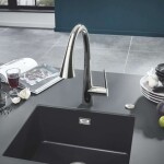 GROHE - Zedra Dřezová baterie s výsuvnou sprškou, chrom 32294002