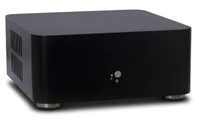 Inter-Tech A80 černá / Skříň / Mini ITX / hliníková / zdroj 60 W / 2x USB 3.0 (88881302)