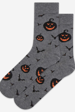 NEFORMÁLNÍ - VZOROVANÉ PONOŽKY, PÁNSKÉ hnědé uhlí 42/44